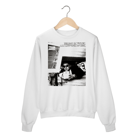 Moleton Fechado Premium Beastie Boys - Ill Comunication - Coleção Rap/ Punk