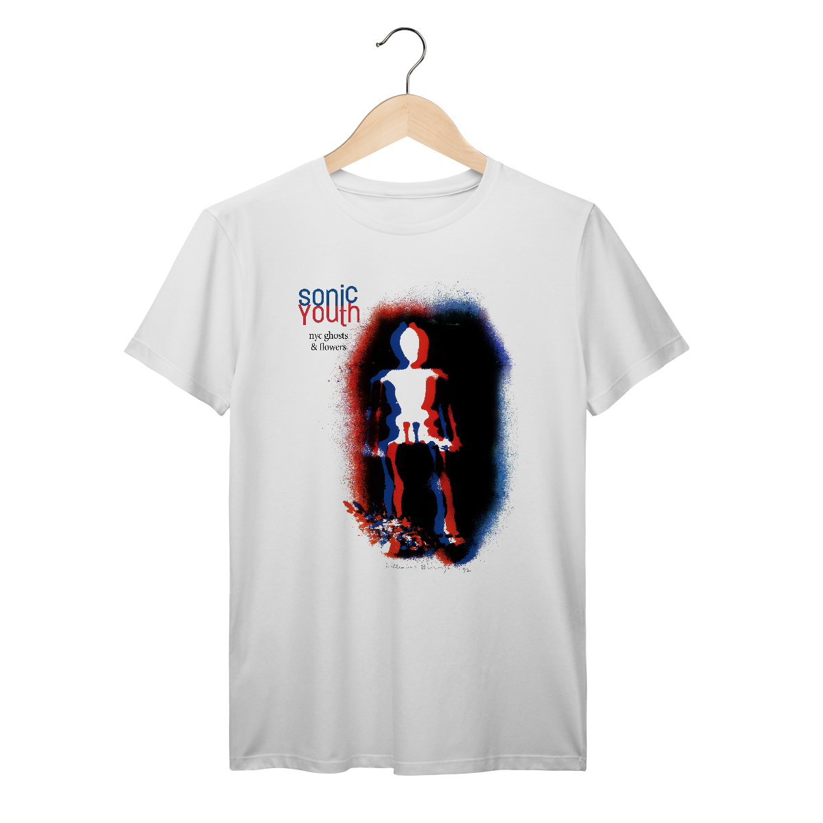 Nome do produto: Camiseta Premium Sonic Youth - Nyc Ghosts & Flowers - Coleção Rock/ Alternativo