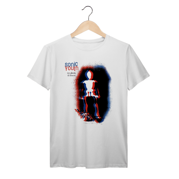 Camiseta Premium Sonic Youth - Nyc Ghosts & Flowers - Coleção Rock/ Alternativo