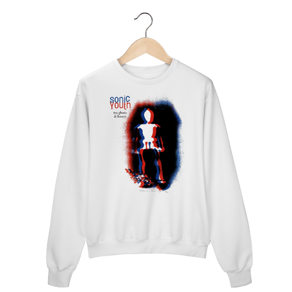Moletom Fechado Premium Sonic Youth - Nyc Ghosts & Flowers - Coleção Rock/ Alternativo