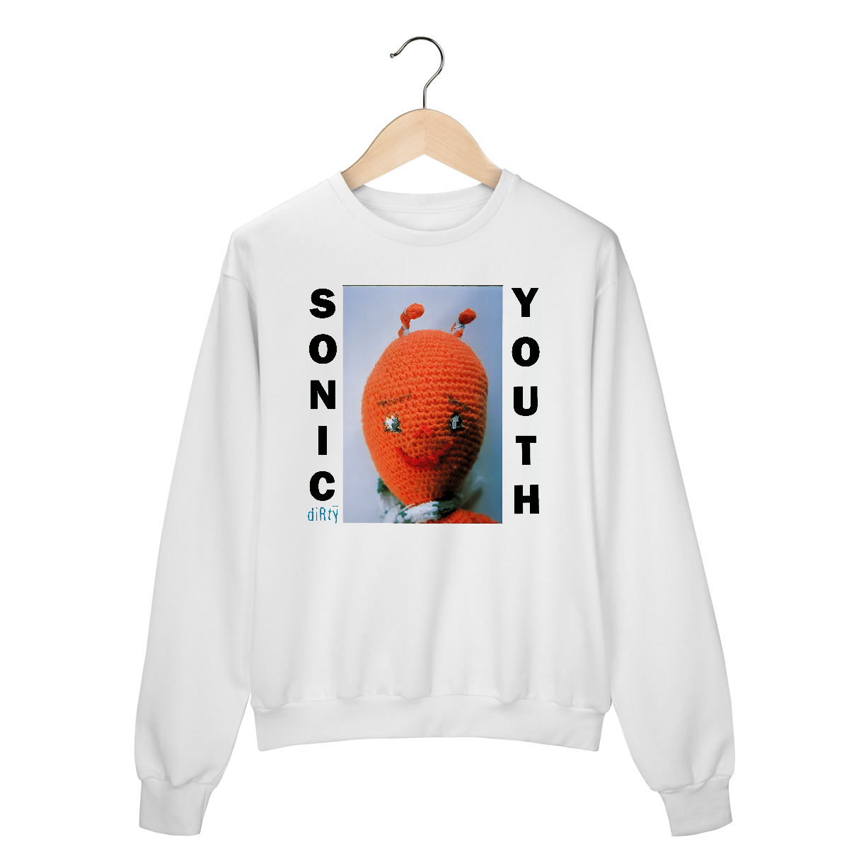 Nome do produto: Moletom Fechado Premium Sonic Youth - Dirty - Coleção Rock/ Alternativo