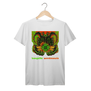 Nome do produto Camiseta Premium Bongzilla - Weedsconsin - Coleção Rock