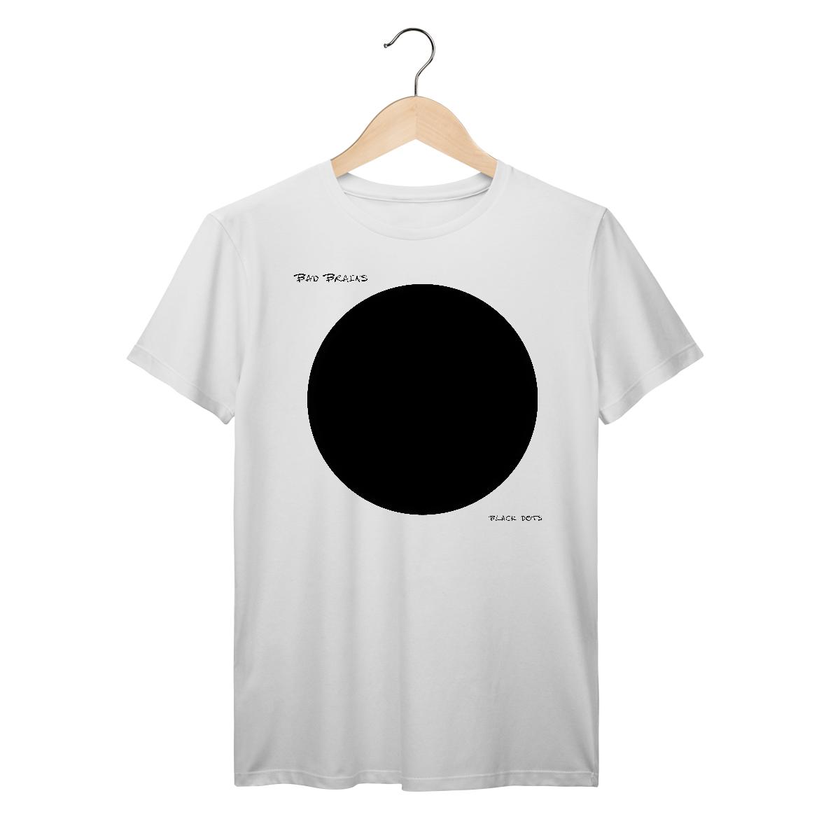 Nome do produto: Camiseta Premium Bad Brains - Black Dots - Coleção Punk/ Hardcore