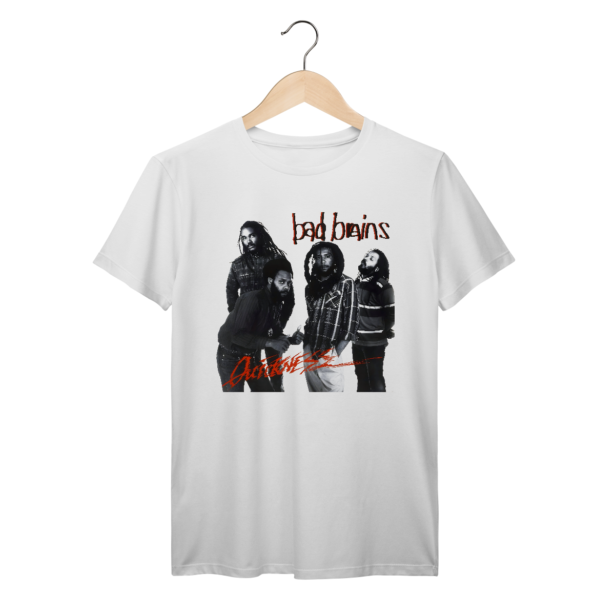 Nome do produto: Camiseta Premium Bad Brains - Quickness - Coleção Punk/ Hardcore