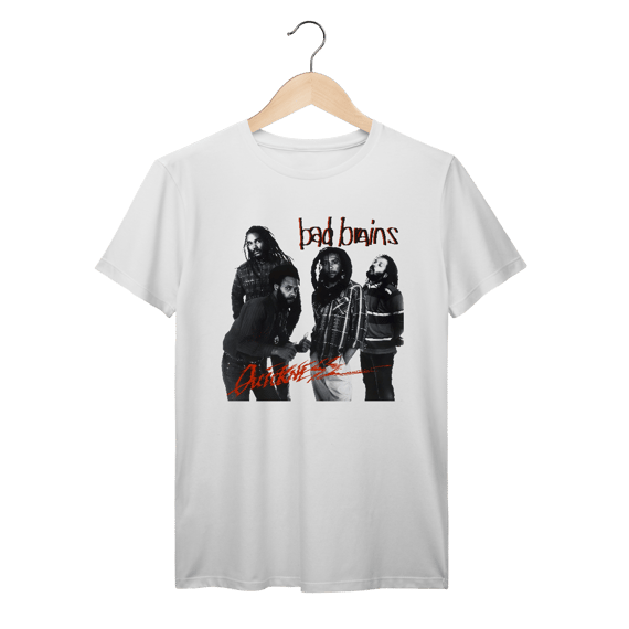 Camiseta Premium Bad Brains - Quickness - Coleção Punk/ Hardcore