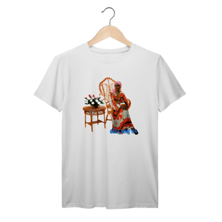 Nome do produto Camiseta Premium Elza Soares - Coleção Samba/ MPB