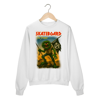 Nome do produto Moletom Fechado Premium Caos Manifesto X Noveline - Skateboard Trooper - Coleção Exclusivas