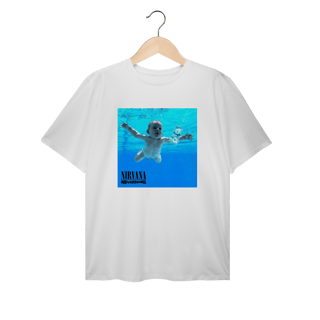 Nome do produto Camiseta Plus Size Nirvana - Nevermind - Coleção Rock