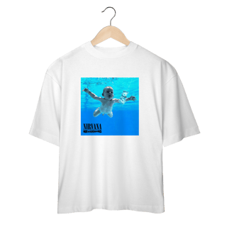 Camiseta Oversized Nirvana - Nevermind - Coleção Rock