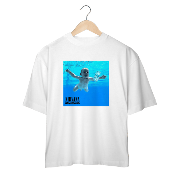 Camiseta Oversized Nirvana - Nevermind - Coleção Rock