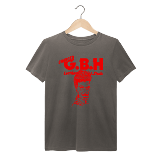 Camiseta Estonada GBH - Leather, Bristles, Studs and Acne - Coleção Punk/ Hardcore
