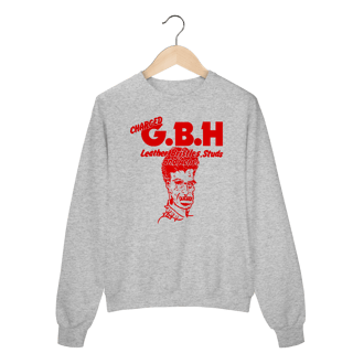 Nome do produto Moletom Fechado GBH - Leather, Bristle, Studs and Acne - Coleção Punk/ Hardcore