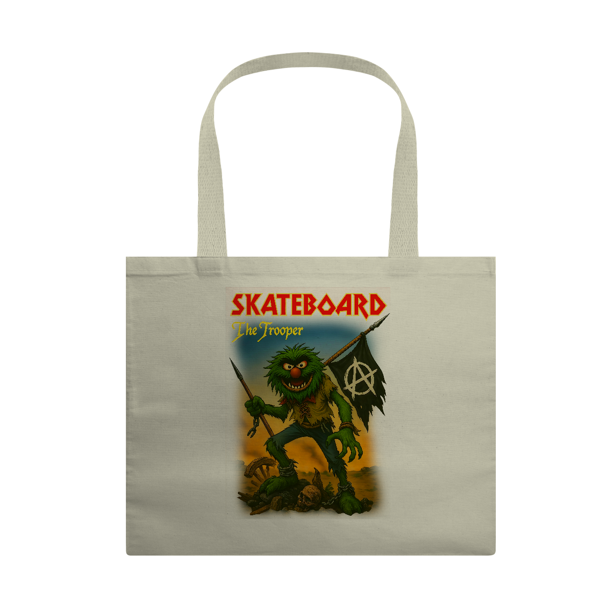 Eco Bag Grande Caos Manifesto X Noveline - Skateboard Trooper - Coleção Exclusivas