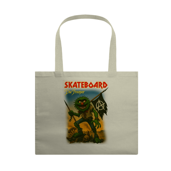 Eco Bag Grande Caos Manifesto X Noveline - Skateboard Trooper - Coleção Exclusivas