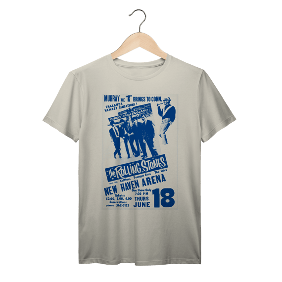 Camiseta Premium Rolling Stones - Coleção Rock
