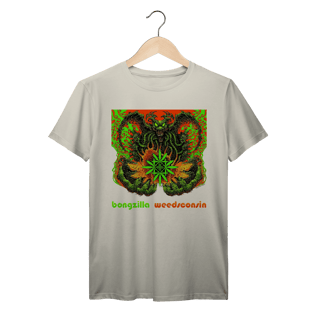 Camiseta Premium Bongzilla - Weedsconsin - Coleção Rock
