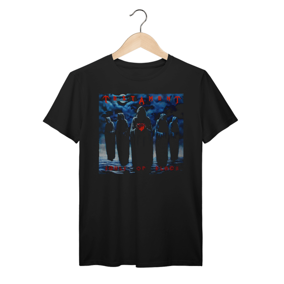 Camiseta Premium Testament - Souls of Black - Coleção Metal