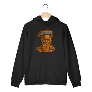 Nome do produto Moleton Canguru Premium Congo Natty - Ancestorz - Coleção Drum n' Bass