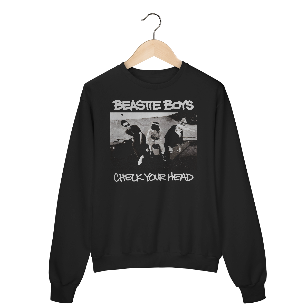 Nome do produto: Moleton Fechado Premium Bestie Boys - Check Your Head