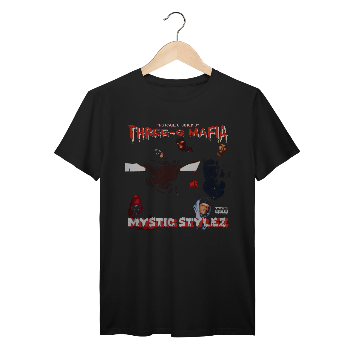 Nome do produto: Camiseta Premium Three 6 Mafia - Mystic Stylez