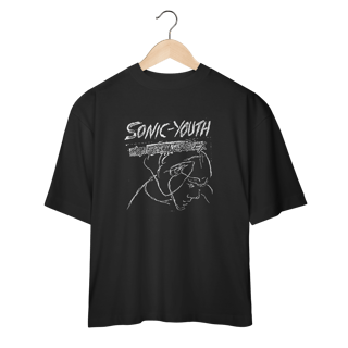 Nome do produto Camiseta Oversized Premium Sonic Youth - Confusion is Sex - Coleção Rock/Alternativo