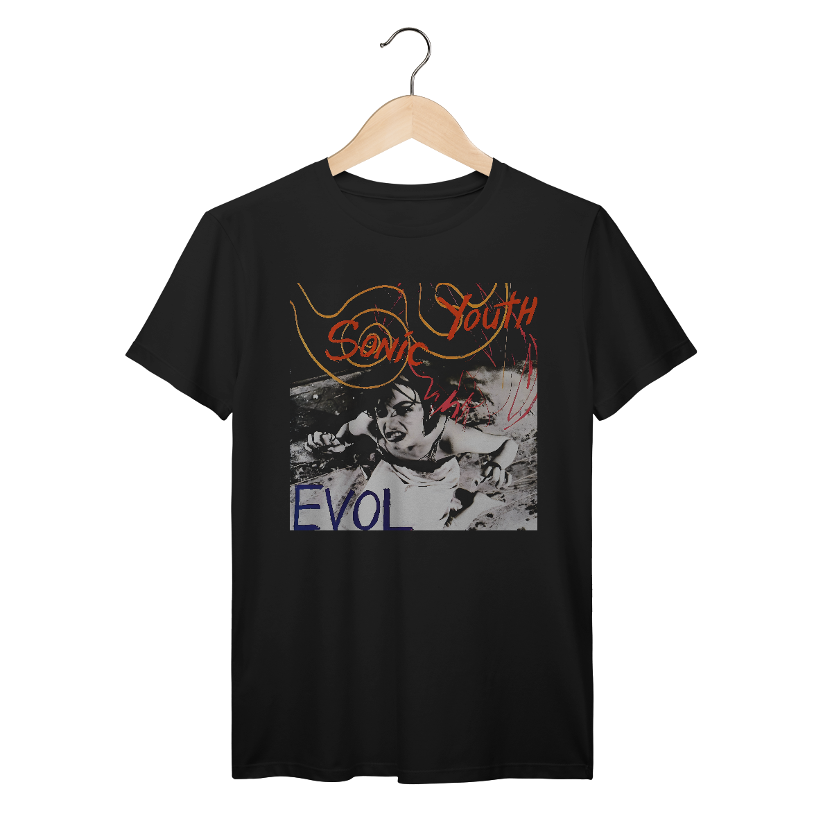 Nome do produto: Camiseta Premium Sonic Youth - Evol - Coleção Rock/ Alternativo