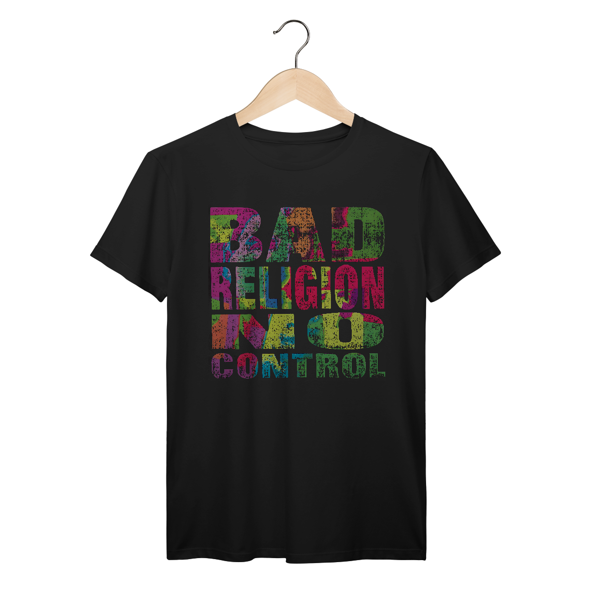 Nome do produto: Camisea Premium Bad Religion - No Control - Coleção Punk/ Hardcore