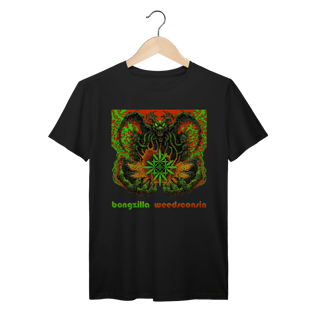 Nome do produto Camiseta Premium Bongzilla - Weedsconsin - Coleção Rock
