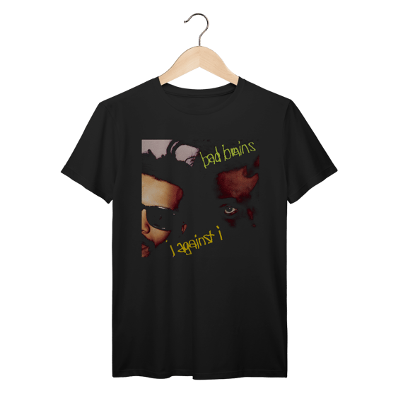 Camiseta Premium Bad Brains - I Against I - Coleção Punk/ Hardcore