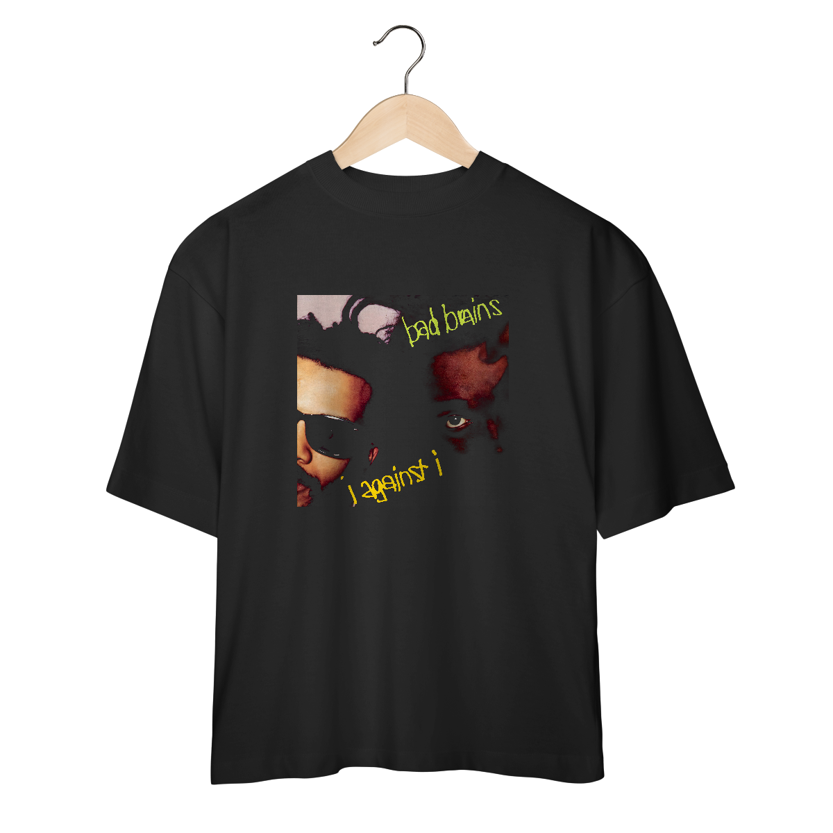 Nome do produto: Camiseta Oversized Premium Bad Brains - I Against I - Coleção Punk/ Hardcore
