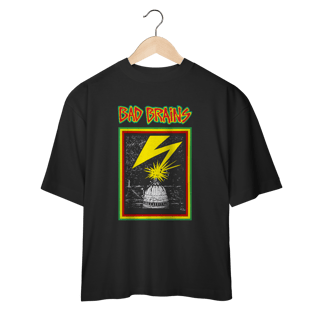 Nome do produto Camiseta Oversized Bad Brains - Coleção Punk/ Hardcore