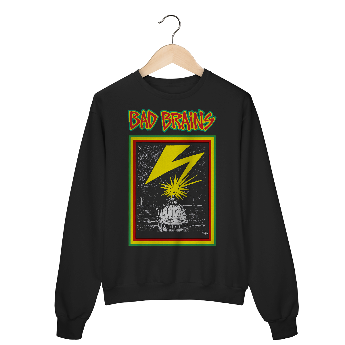 Nome do produto: Moletom Fechado Bad Brains - Coleção Punk/ Hardcore
