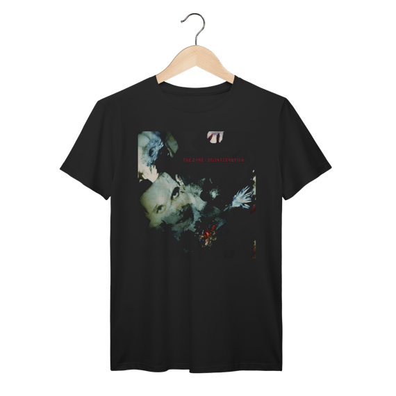 Camiseta Premium The Cure - Disintegration - Coleção Rock
