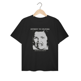 Camiseta Plus Size Intent to Injure - Reinforcement - Coleção Punk/ Hardcore