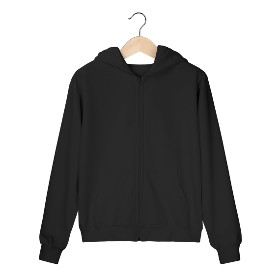 Moletom com Ziper Premium Caos Manifesto X Noveline - Skateboard Trooper - Coleção Exclusivas