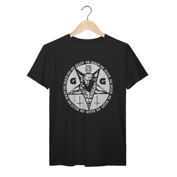 Camiseta Premium GG Allin - Coleção Punk/ Hardcore
