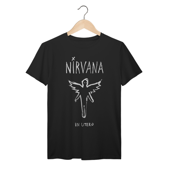 Camiseta Premium Nirvana - In Utero - Coleção Rock