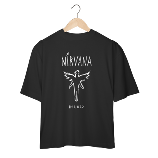 Camiseta Oversized Nirvana - In Utero - Coleção Rock