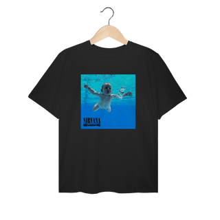 Camiseta Plus Size Nirvana - Nevermind - Coleção Rock