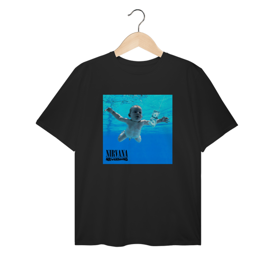 Camiseta Plus Size Nirvana - Nevermind - Coleção Rock