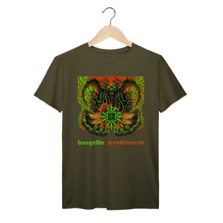 Nome do produto Camiseta Premium Bongzilla - Weedsconsin - Coleção Rock