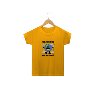 Nome do produto Camiseta Hoje é seu Dia de Sorte (2 a 14 anos)