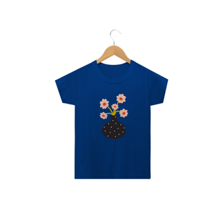 Nome do produto Camiseta FIores no Vaso (2 a 14 anos)