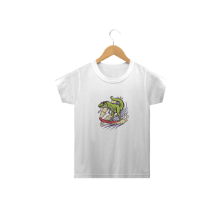 Nome do produto Camiseta Dinosaur Surfing (2 a 14 anos)