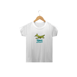 Nome do produto Camiseta Time To Travel (2 a 14 anos)