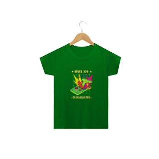 Nome do produto Camiseta Gamer Nível Desbloqueado (2 a 14 anos)
