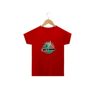 Nome do produto Camiseta Born To Explore (2 a148 anos)