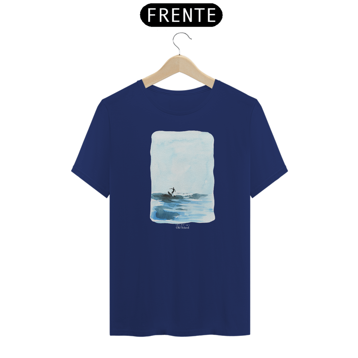 Nome do produto: Surfista em Aquarela – Linha OLD SCHOOL CLASSIC