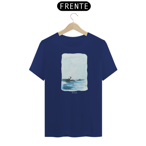 Surfista em Aquarela – Linha OLD SCHOOL CLASSIC