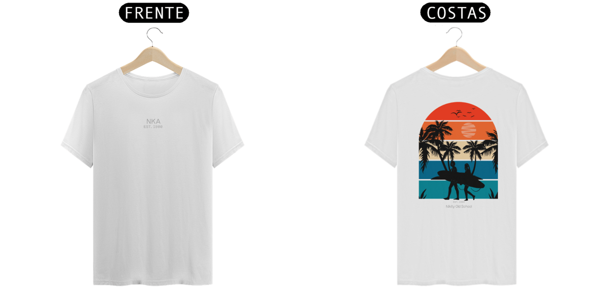 Nome do produto: Surf em Dupla – Linha NIKITY OLD SCHOOL